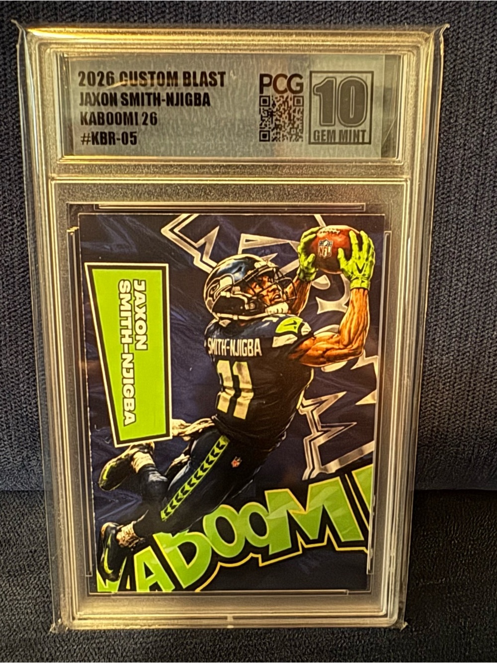Jaxon Smith-Njigba - 2026 Custom Blast Kaboom! PCG 10 Gem Mint
